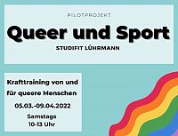 Project Flyer: Queer and Sport