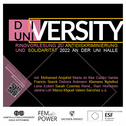 Banner zur Veranstaltungsreihe Diversity@University